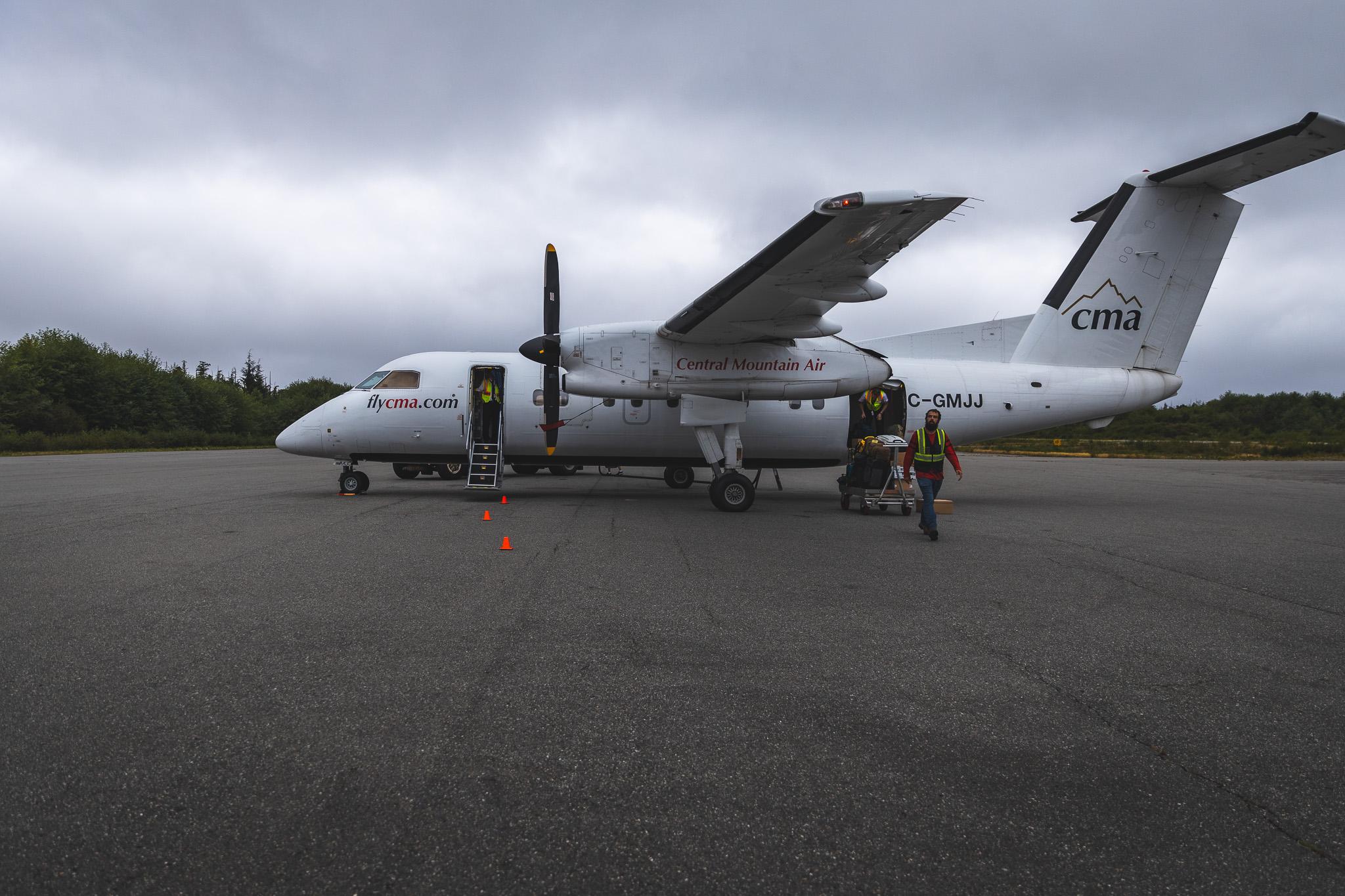 The passenger plane we were about to board